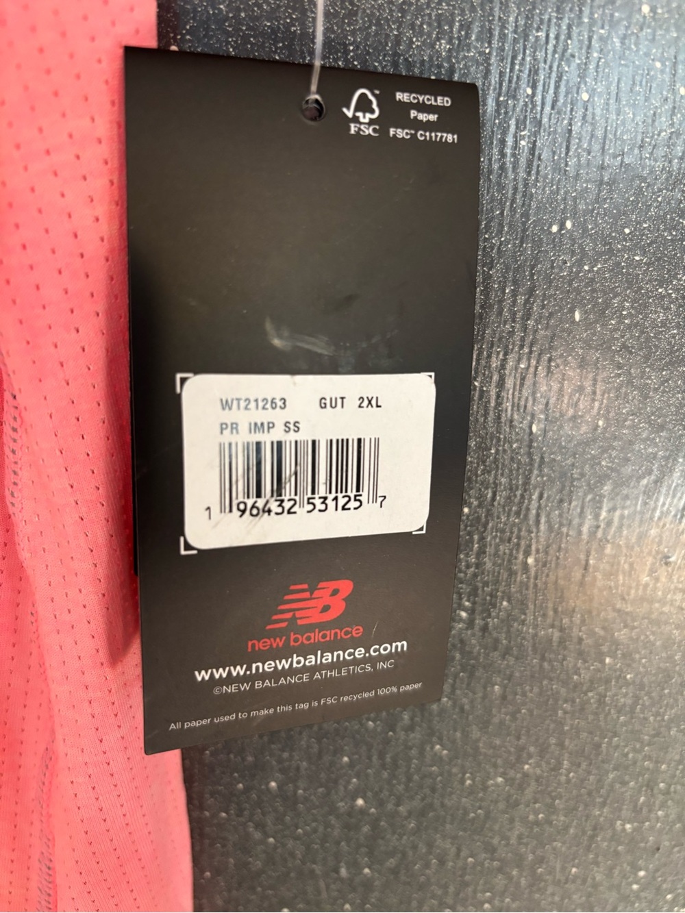 New Balance Women's Coral Short-Sleeve Athletic Tee - Picture 7 of 7